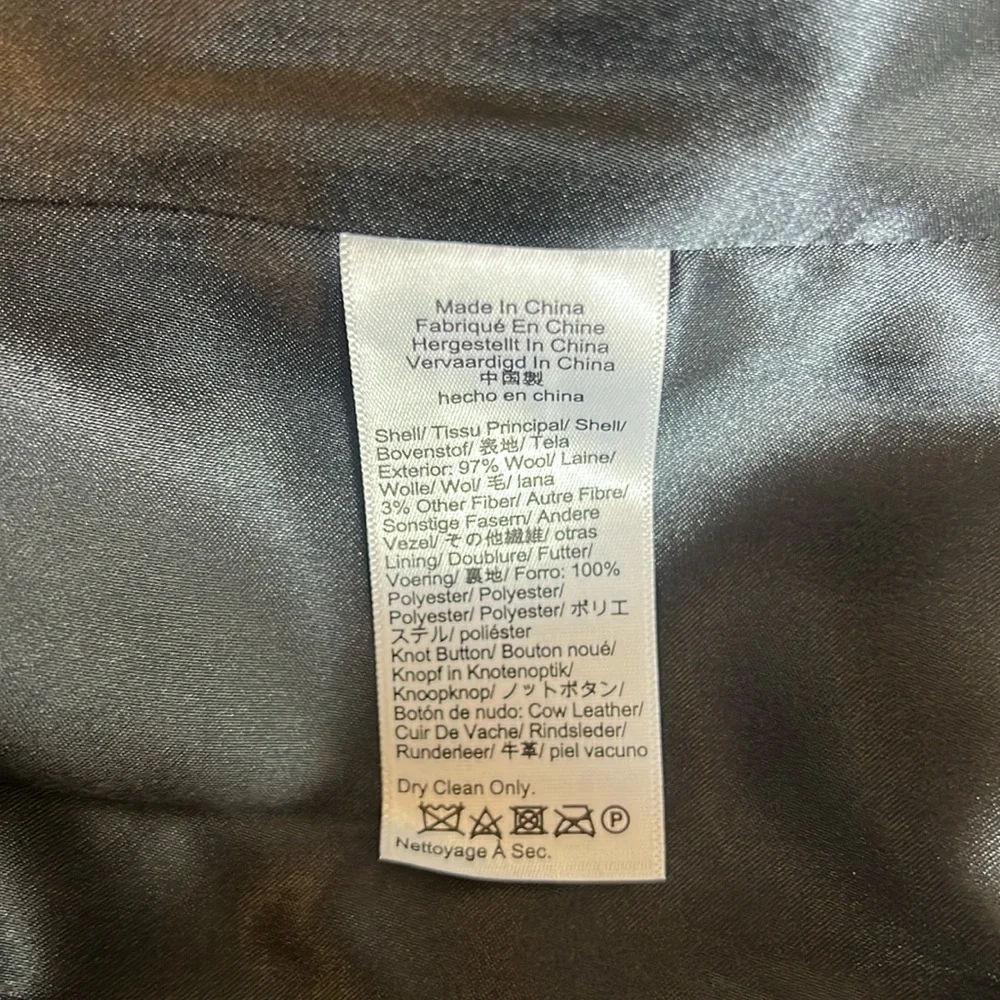 J.Crew Classic Grey Peacoat in Italian Wool Blend - Picture 11 of 11